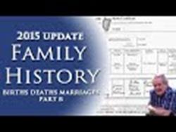 Family History Workshop Update Part One